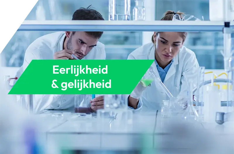 Sectie Rechtvaardigheid en gelijkheid van de pagina Onze teams en onze cultuur